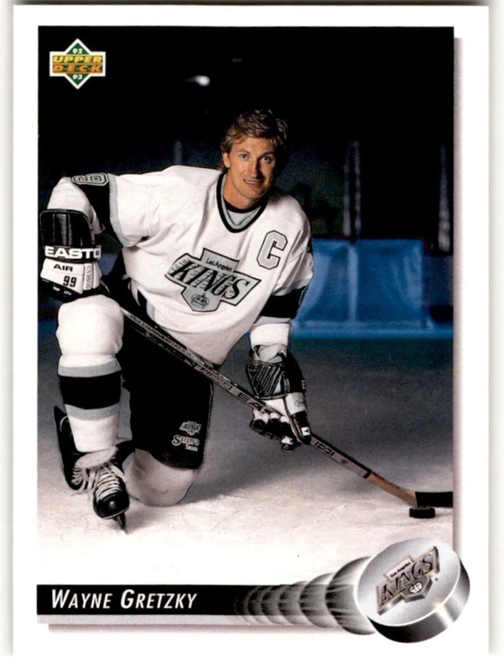 Wayne Gretzky 1992/93 Upper Deck Los Angeles Kings Hockey Card